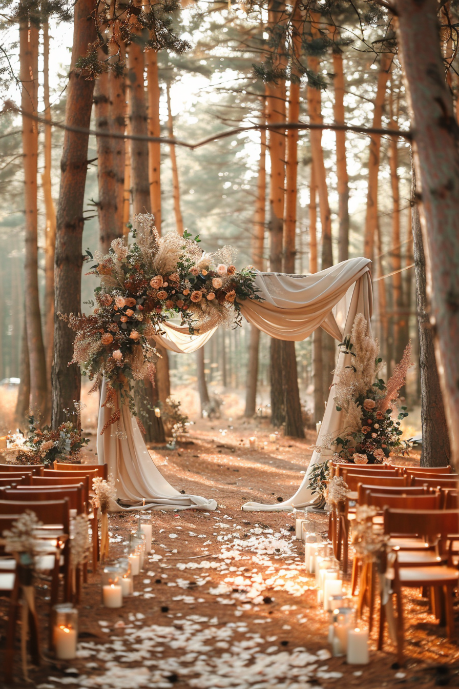 Forest Themed Wedding Ceremony 4