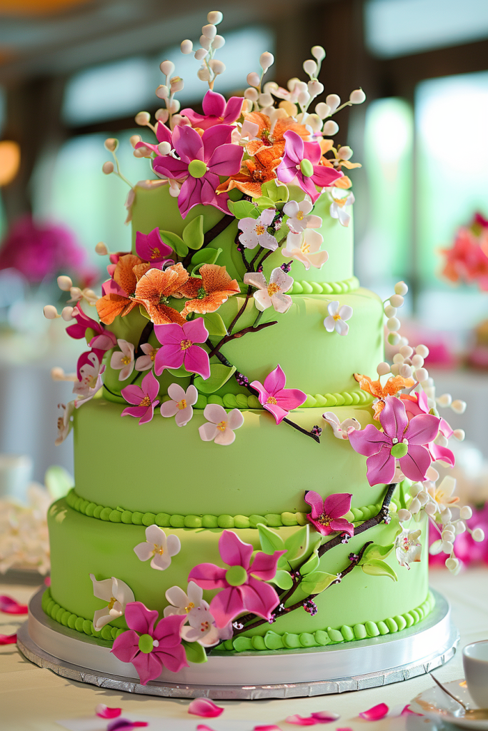 Spring Wedding Cake 4